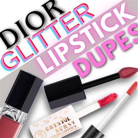 Dior Glitter Lipstick Dupe Options On The Market